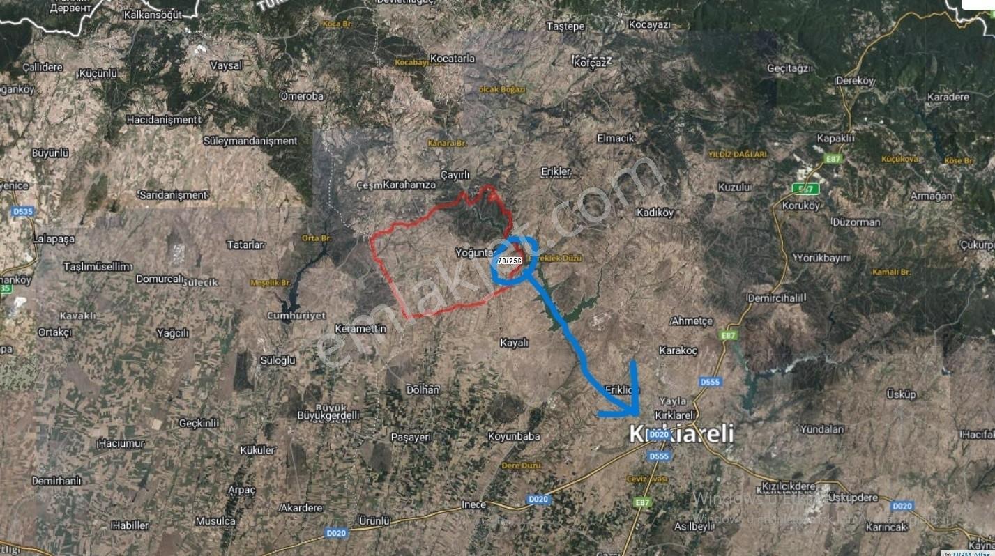 Çiftlik İçin Harika Konum Resmi Yol Cepheli Müstakil Tapu 4530 M - Görsel 13