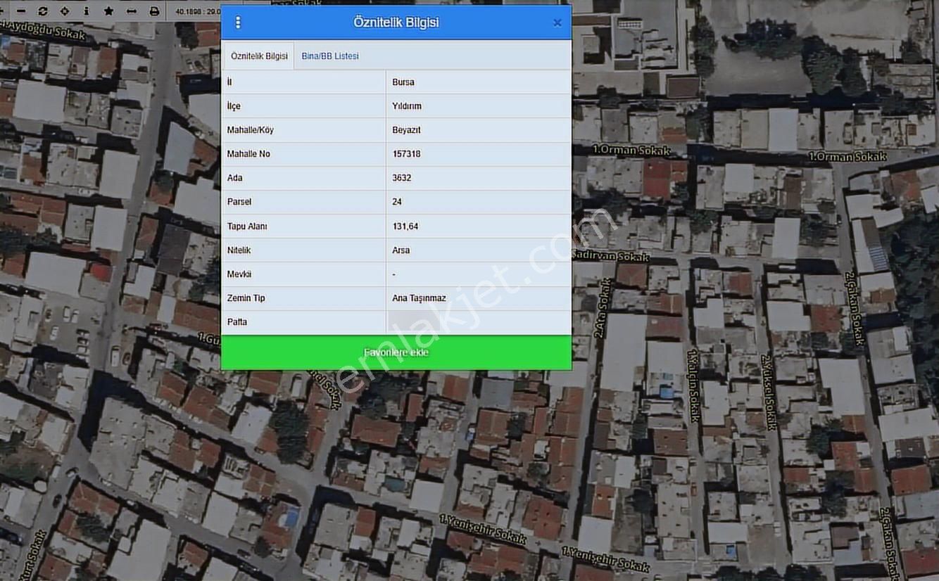 Acil Satlık 2,5 Kat İmarlı 131,64m2 Arsa - Görsel 6