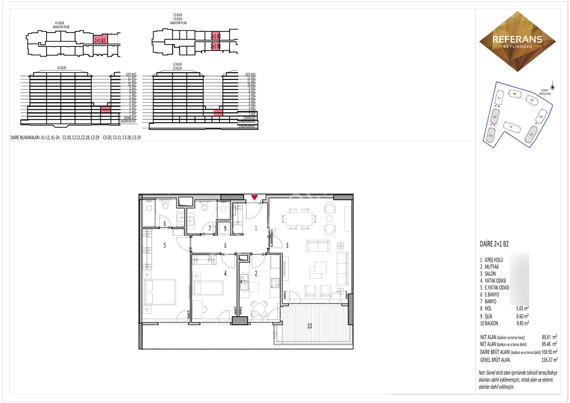 Oturuma Hazır Beylikdüzü Marinaya Komşu Satılık 2+1 Daire - Görsel 3