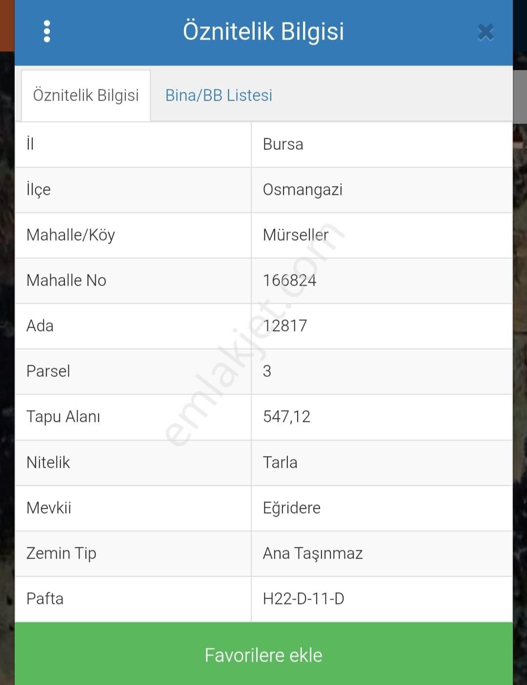 Mürseller De Satılık Tek Tapu 550 M2 Müstakil Parsel - Görsel 2