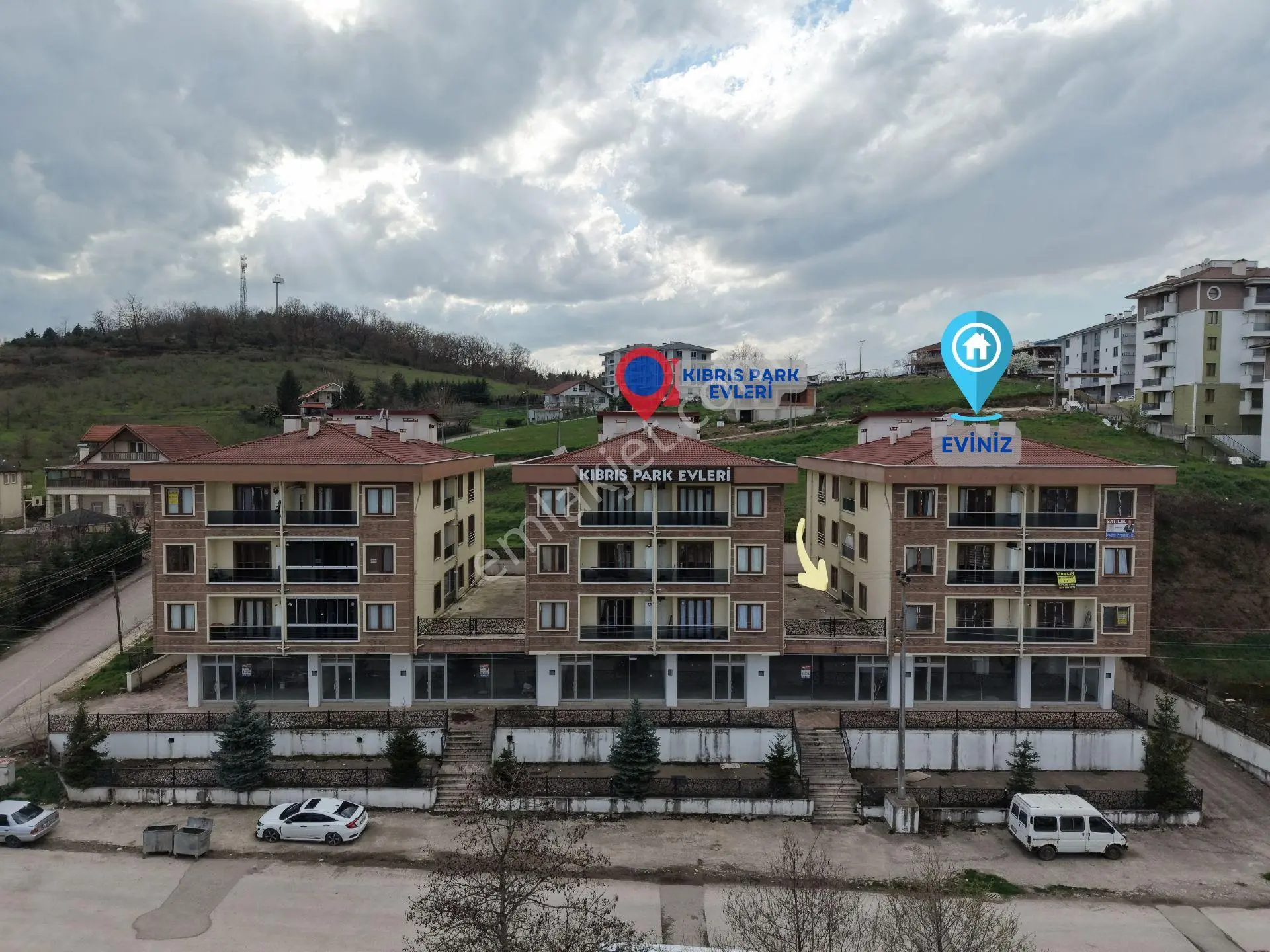 Elite Gd & Düzce Üniversite Girişinde Satılık İskanlı 1+1
