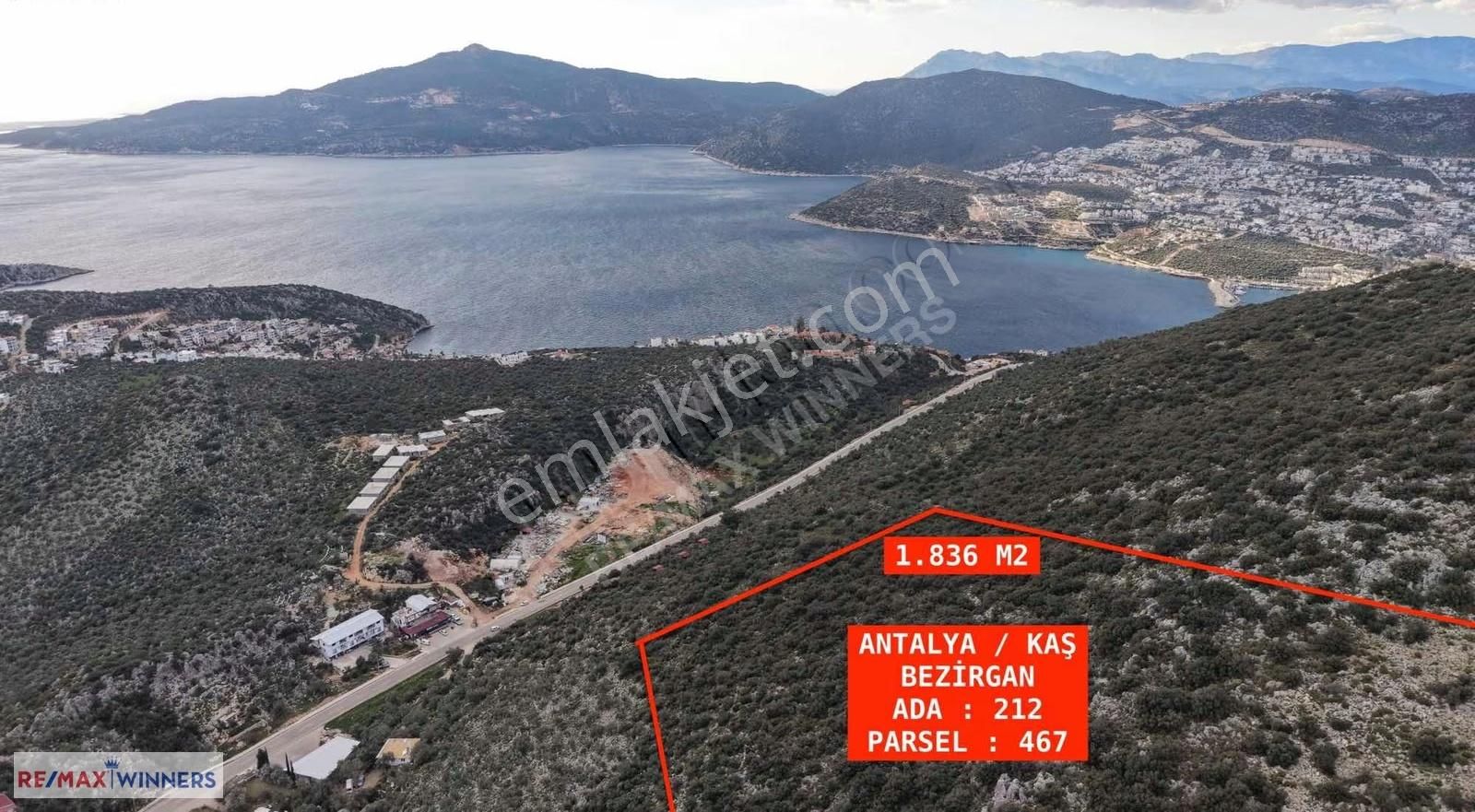Kalkan'da Deniz Manzaralı Müstakıl Tapulu 1.836 M2 - Görsel 40