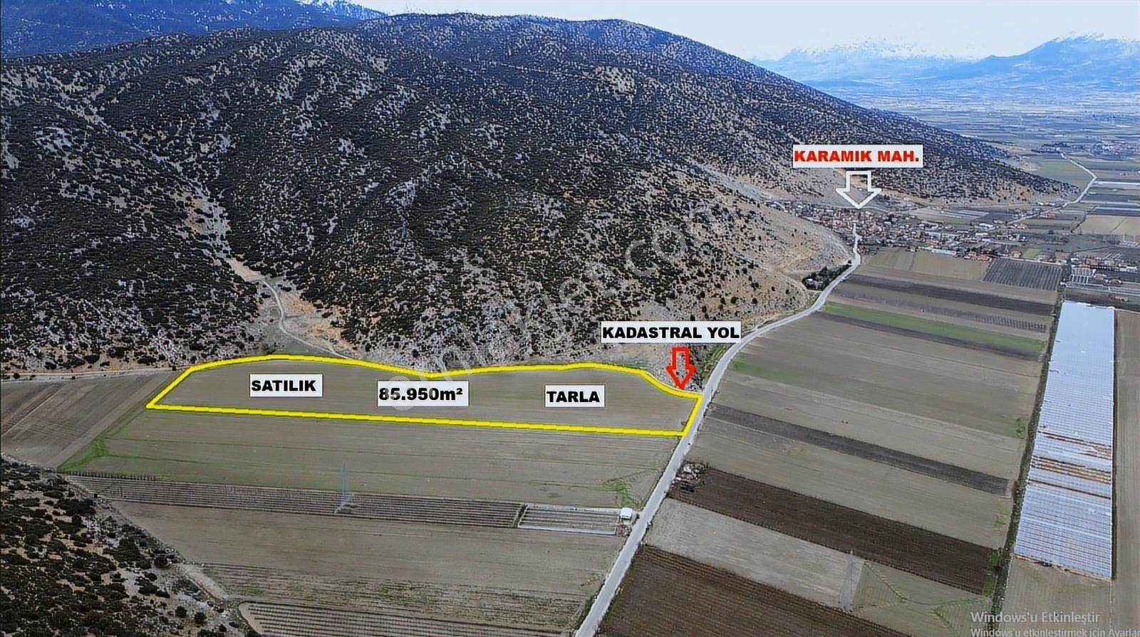 Vip Gayrimenkul'den Karamık Mah. Ana Yol Cepheli 85.950m² Tarla - Görsel 10