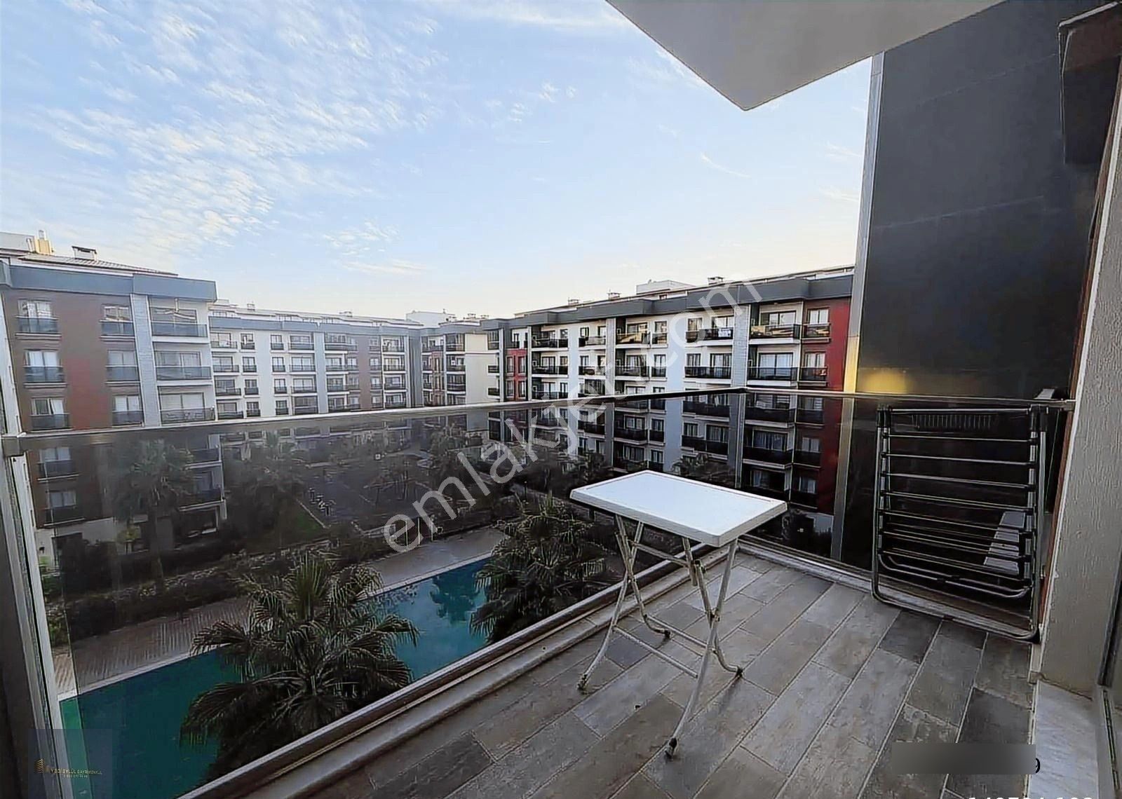 Esen 11'de 1+1 Eşyalı Ara Kat Havuz Cephe Kiralık Daire - Görsel 20