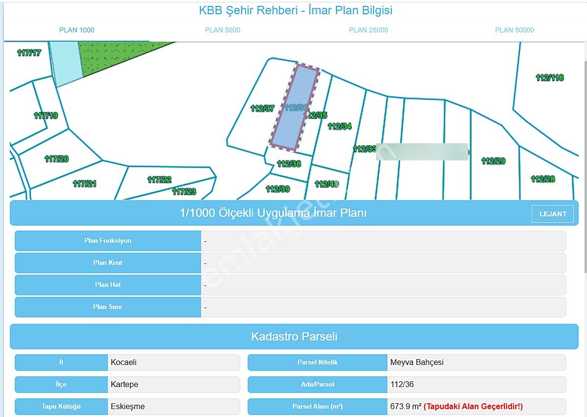 Kartepe Eşmede Göl Manzaralı 800 M2 Kapalı Alanlı Satılık Arazi - Görsel 13