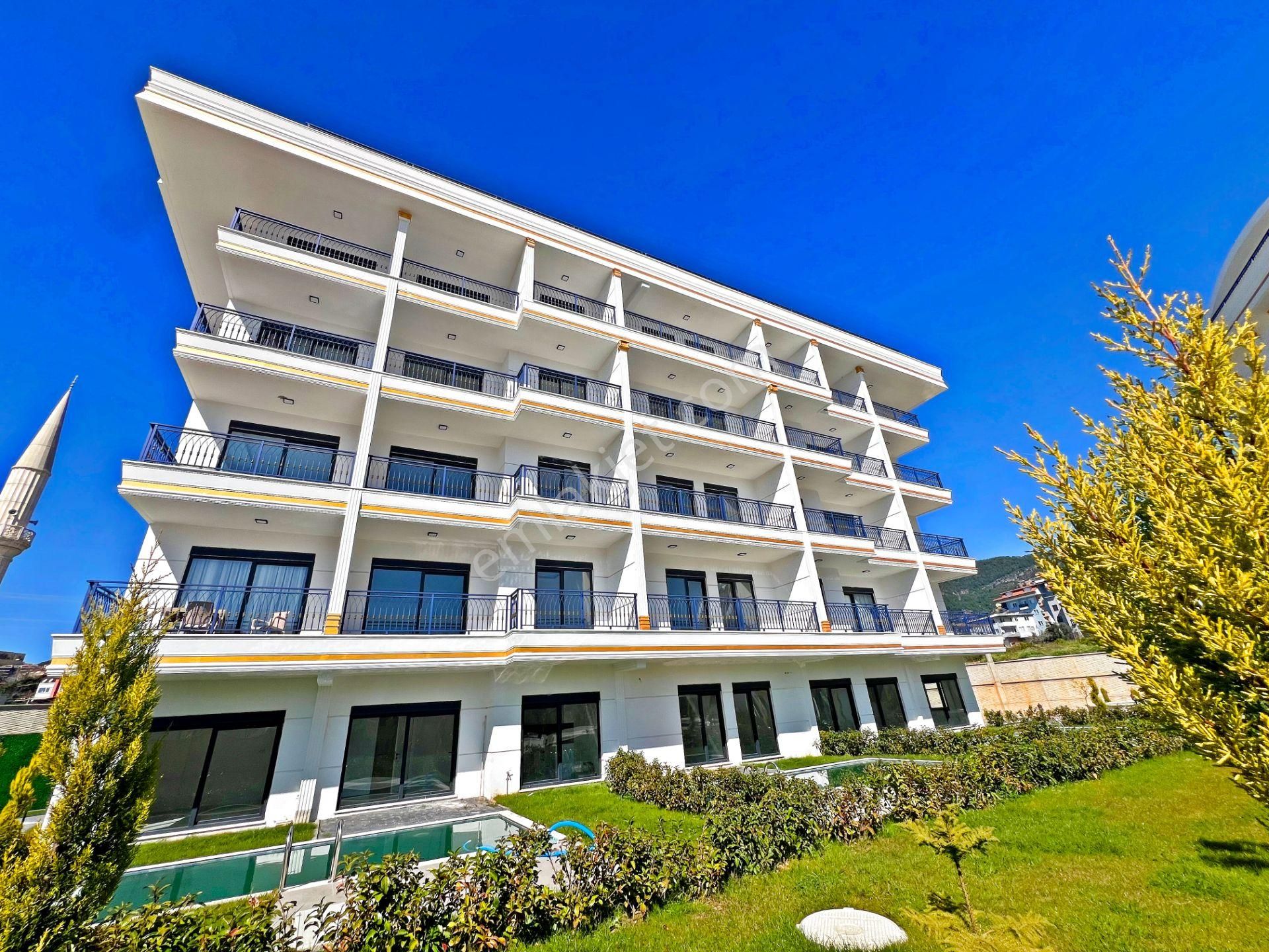 Alanya Obada Satılık 1+1 Site İçi Havuzlu Sıfır Lüks Daire - Görsel 25