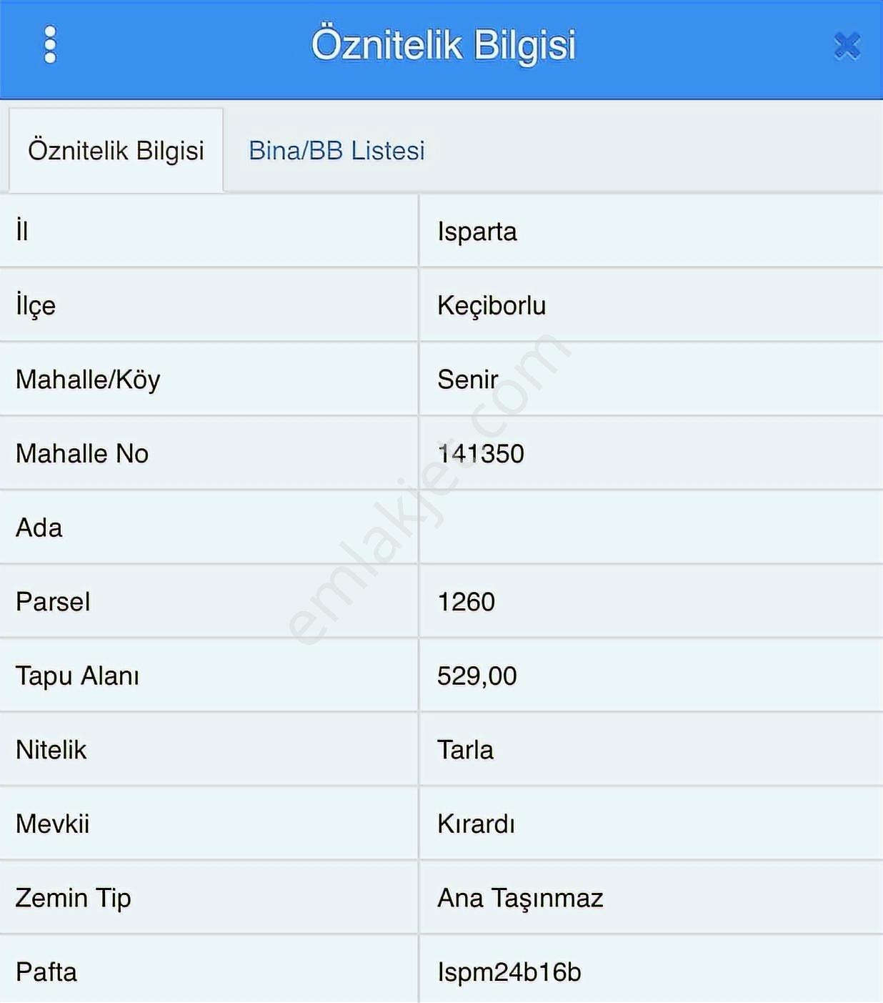 Isparta Senir'de 529m2 Tek Tapu Yatırım Fırsatı - Görsel 3