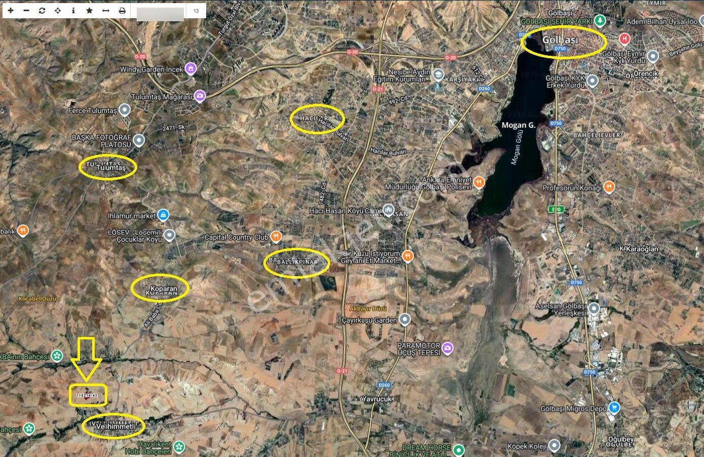 Gölbaşı Velihimmetli Köy Yanı 13.538m2 Tek Tapu Tarla Krdnz Emlk - Görsel 31
