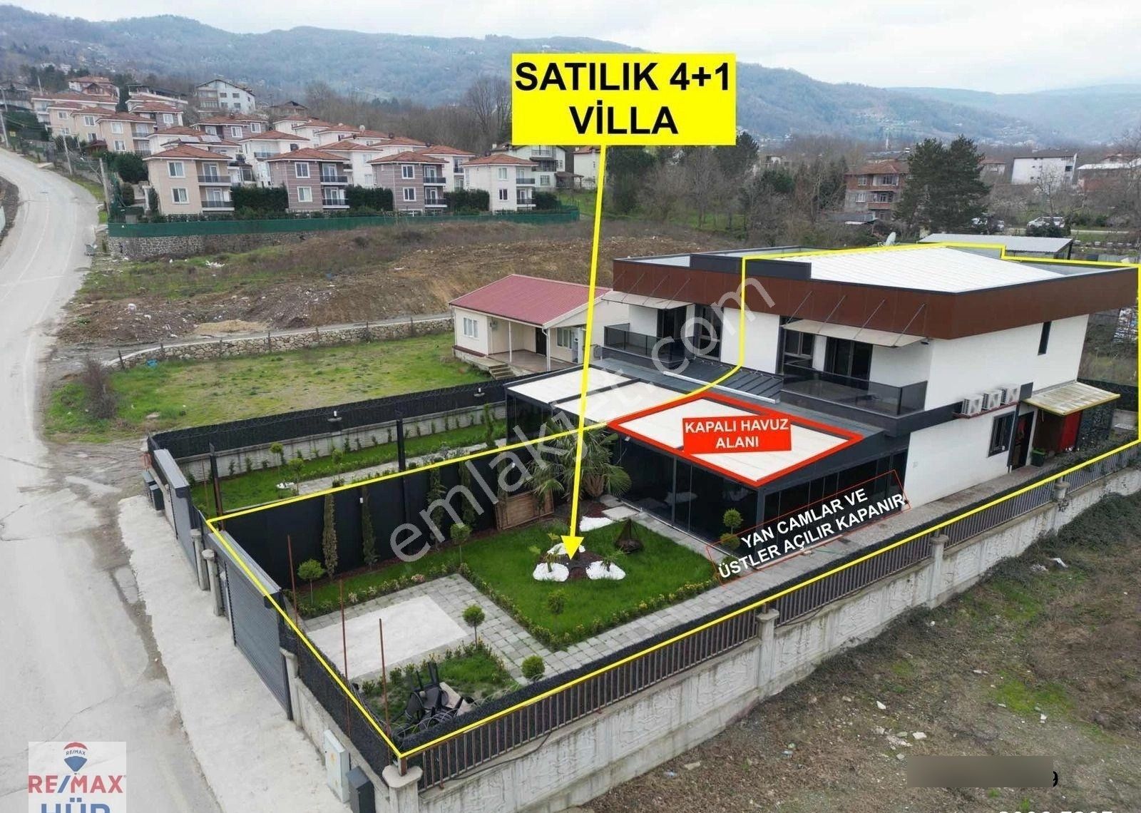 Ömer İnan Remax Hür Göl Mah. 4+1 Satılık Havuzlu Villa - Görsel 23