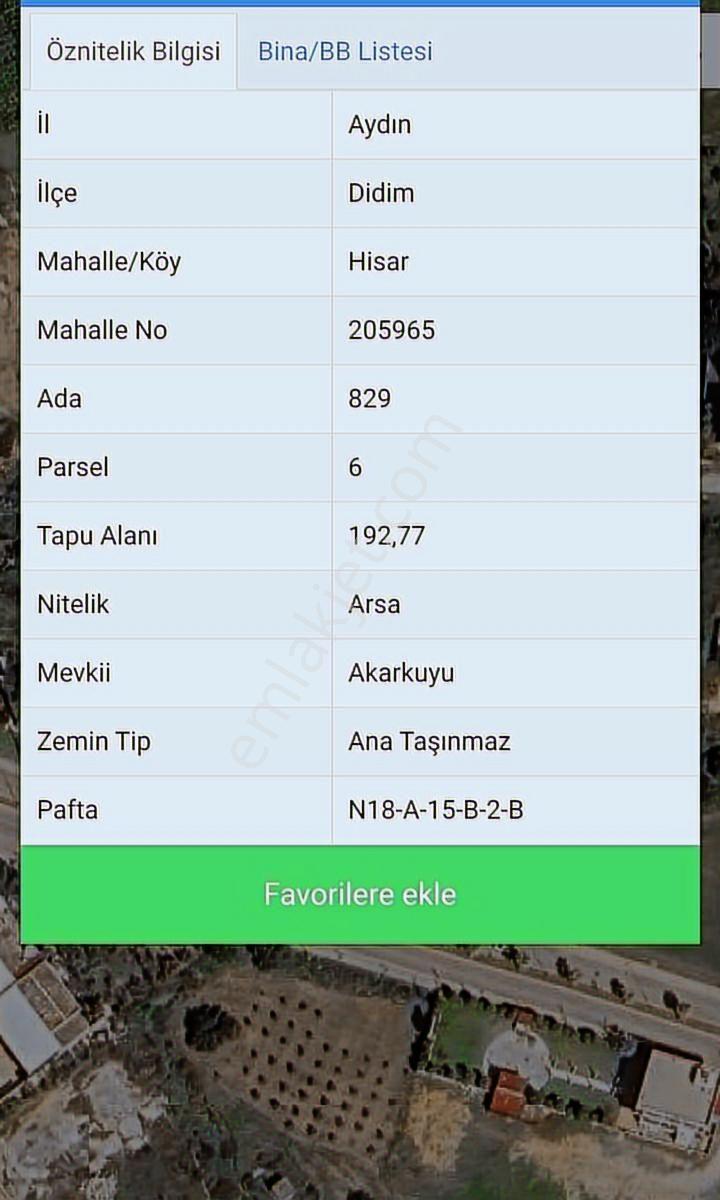 Hisarda Köşe Parsel Villa Arsası Açıklamayı Okuyun - Görsel 7