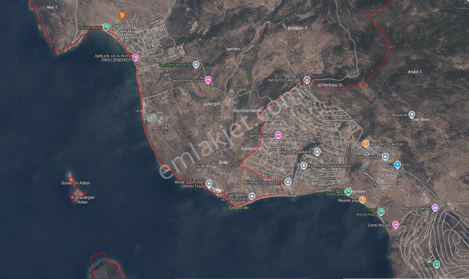 Doğanın İçinde, Denize Yakın: Dikili Denizköyde Müstakil Parsel - Görsel 4