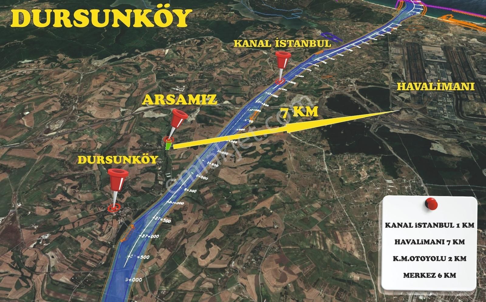 Arnavutköy Dursunköy Emlak Konuta Yakın Satılık Arsa - Görsel 9