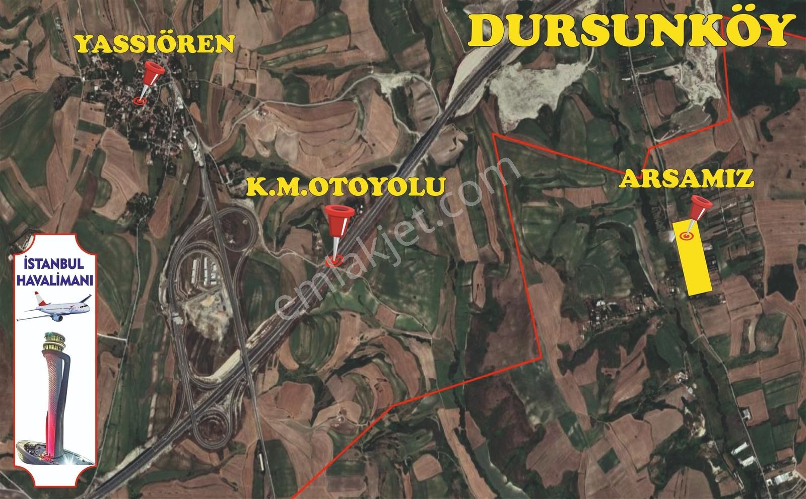 Arnavutköy Dursunköy Emlak Konuta Yakın Satılık Arsa - Görsel 8