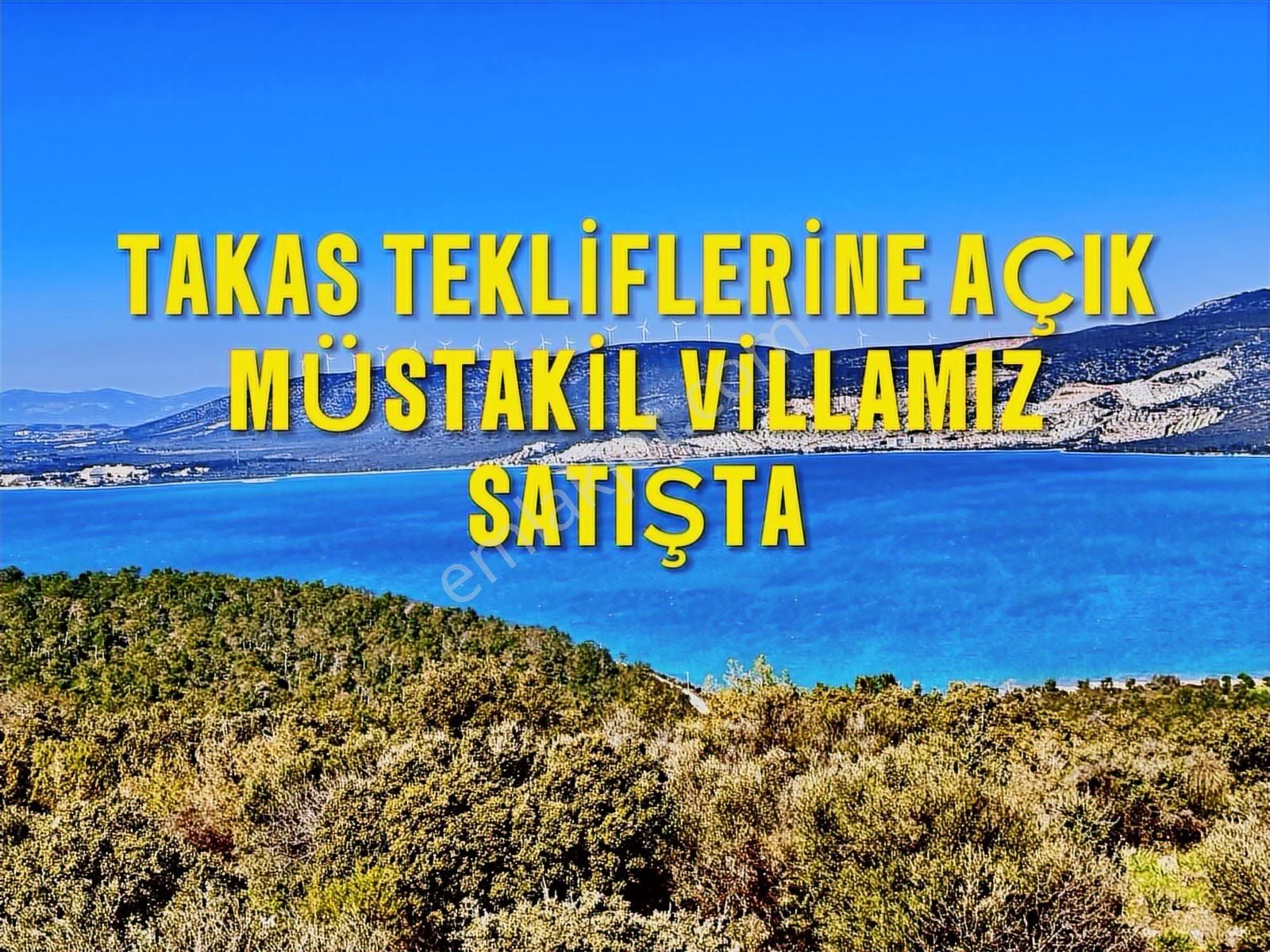Takas Teklifine Açık Deniz Manzaralı Havuzlu Müstakil Villa
