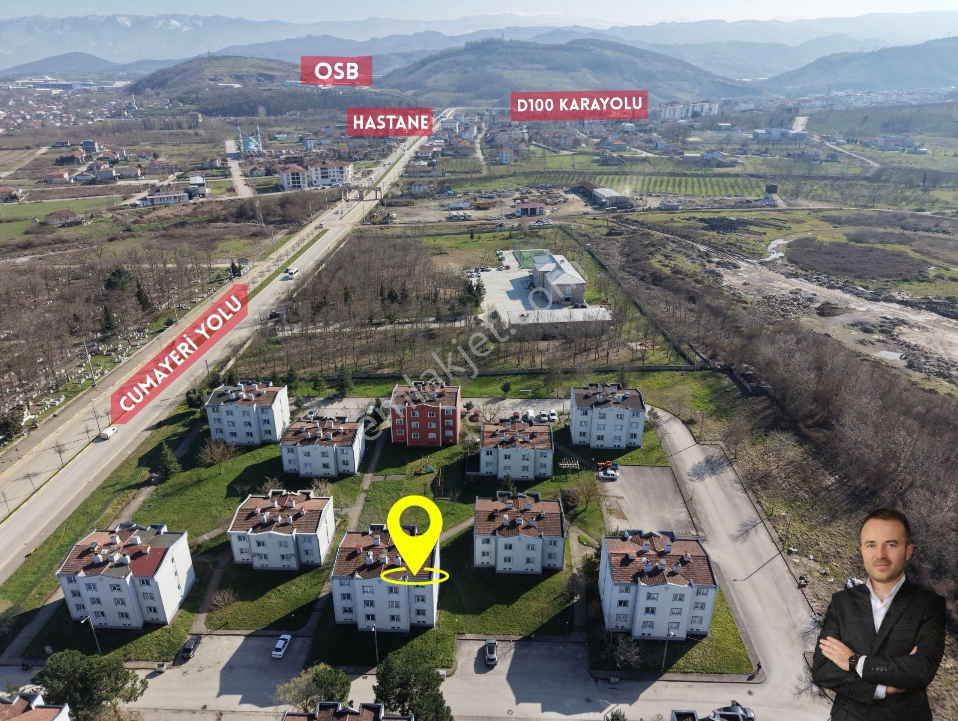 Elite Gd & Cumayeri Tokide 2+1 Geniş İçi Yapılı 3 Cepheli Daire