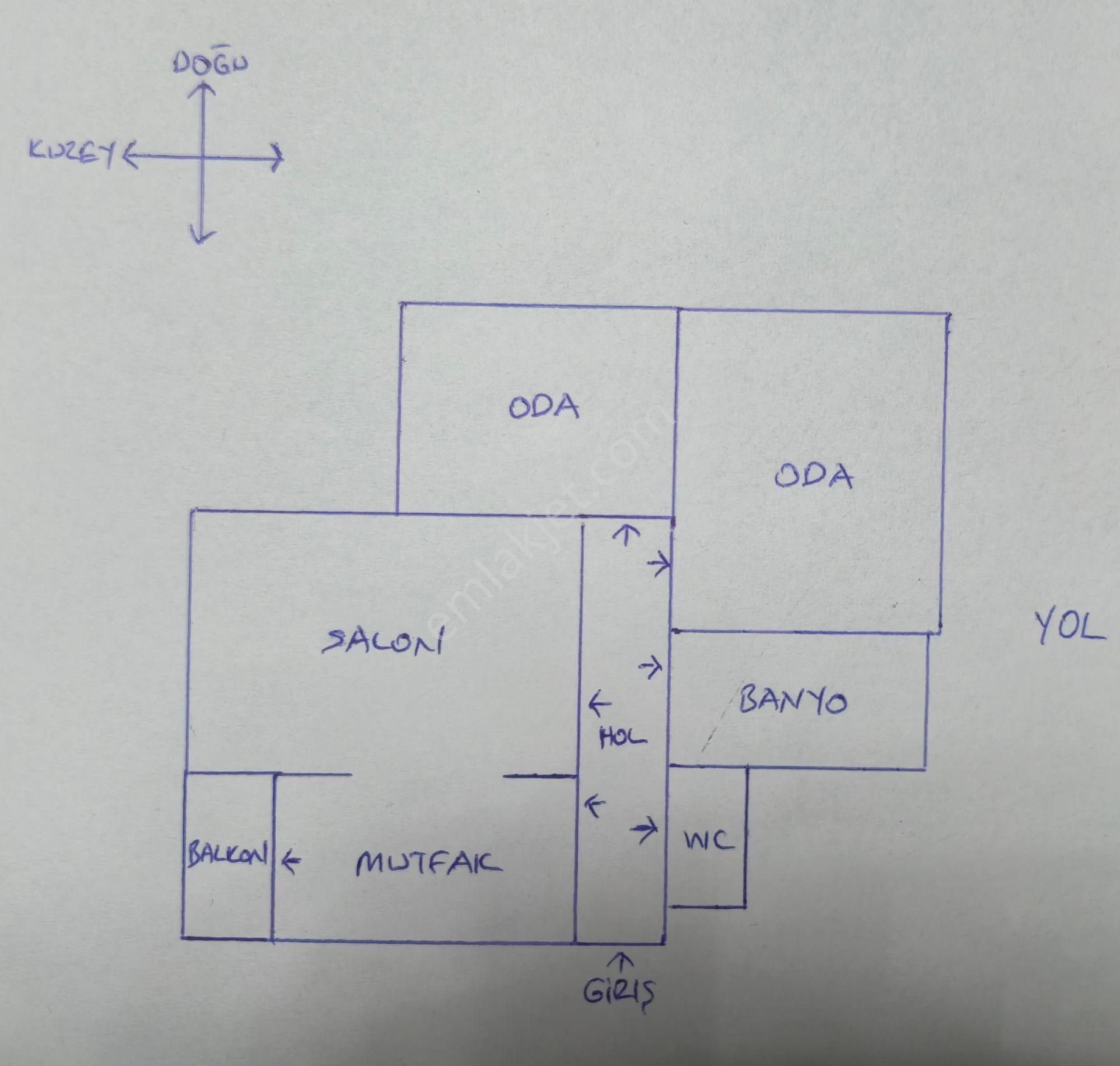 Realty Worlddan Akyazı Ömercikler Toki Sitesinde Arakat 80m2 2+1 - Görsel 27