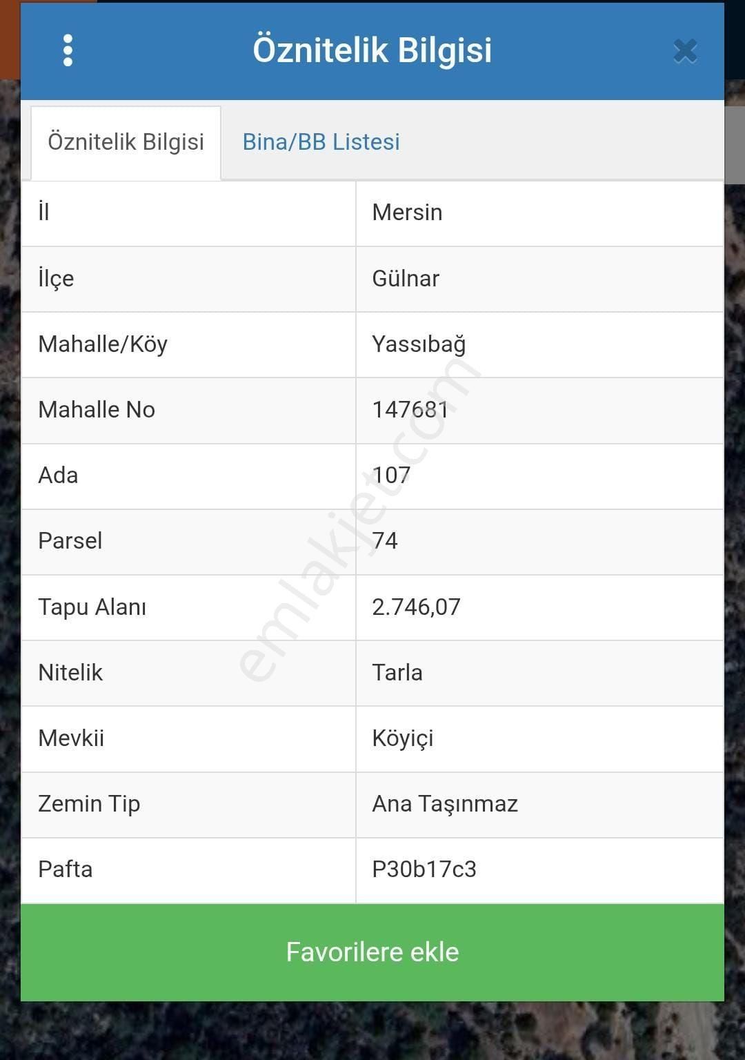 Gülnar Yassıbağ İçinde Ceviz Zeytin Badem Elektrik Su Problemi Olmayan Yola Sıfır Satılık Tarla - Görsel 2