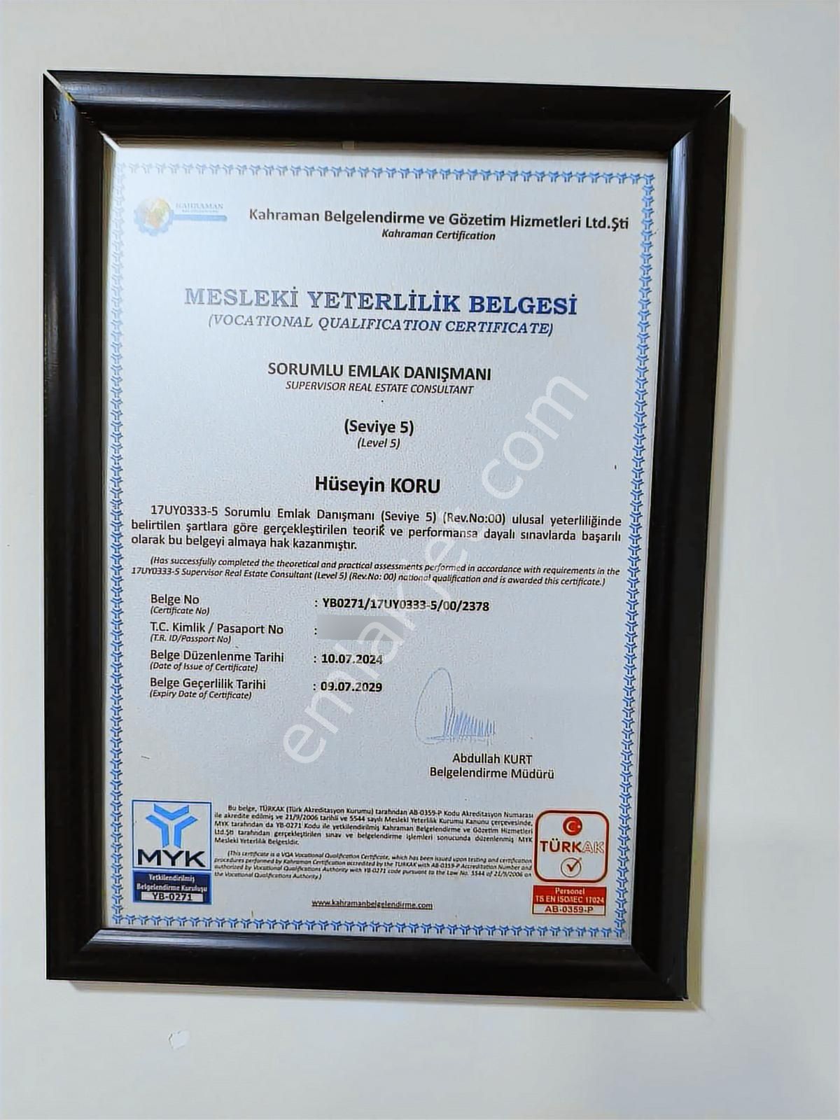 Koru Emlaktan Fırsat 2+1 Arakat 29m2 Arsa Paylı Daire Satılıktır - Görsel 23