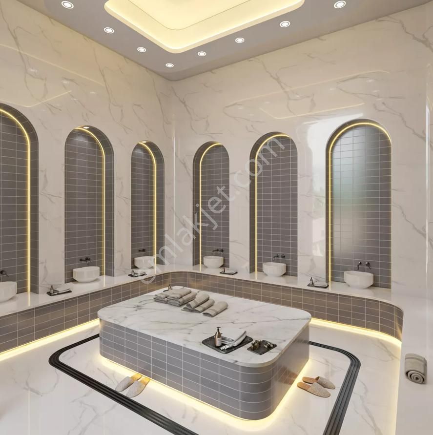 Antalya Havalimanı Karşısı Agora Avm Dibi Sitede Havuzlu Lüx 1+0 Satılık Daire - Görsel 24