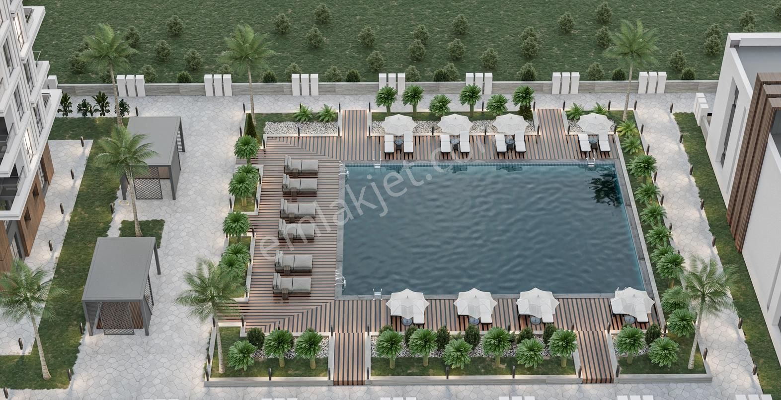 Antalya Havalimanı Karşısı Agora Avm Dibi Sitede Havuzlu Lüx 1+0 Satılık Daire - Görsel 21