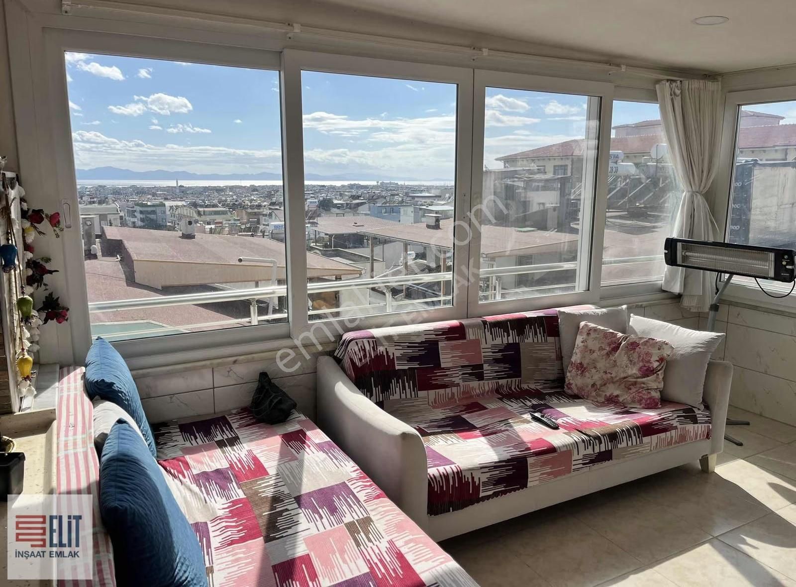 Didim Şehir Merkezinde Deniz Manzaralı 2+1 Dublex Daire