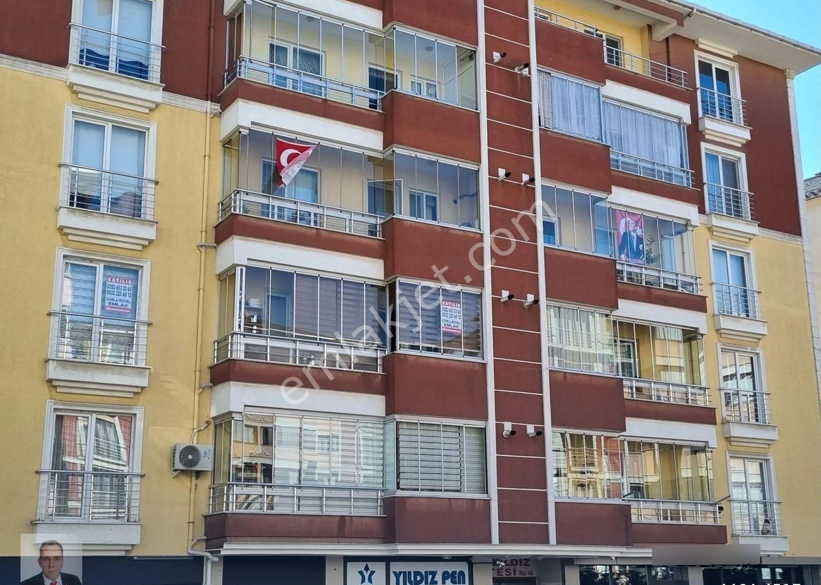 Çorlu'da Muhittin Mahallesinde Deprem Etütlü, 3+1 Kombili Daire