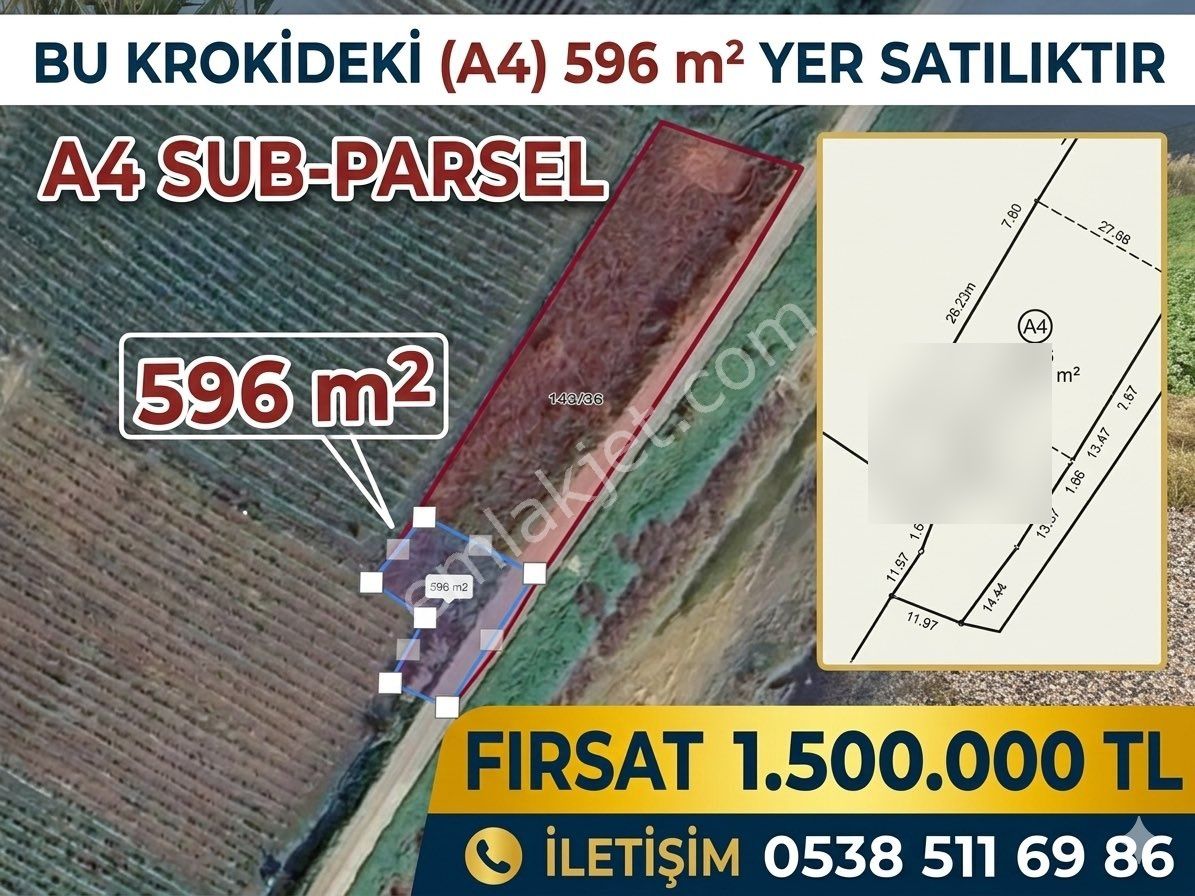 Sahibinden Dsi Yoluna Sıfır! Haykıran'da 596m² Fırsat Parsel