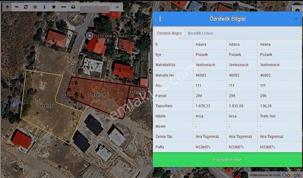Pozantı Yenikonacıkta 1.032m2 Tek Tapulu İmarlı Satılık Son3 Gün - Görsel 22