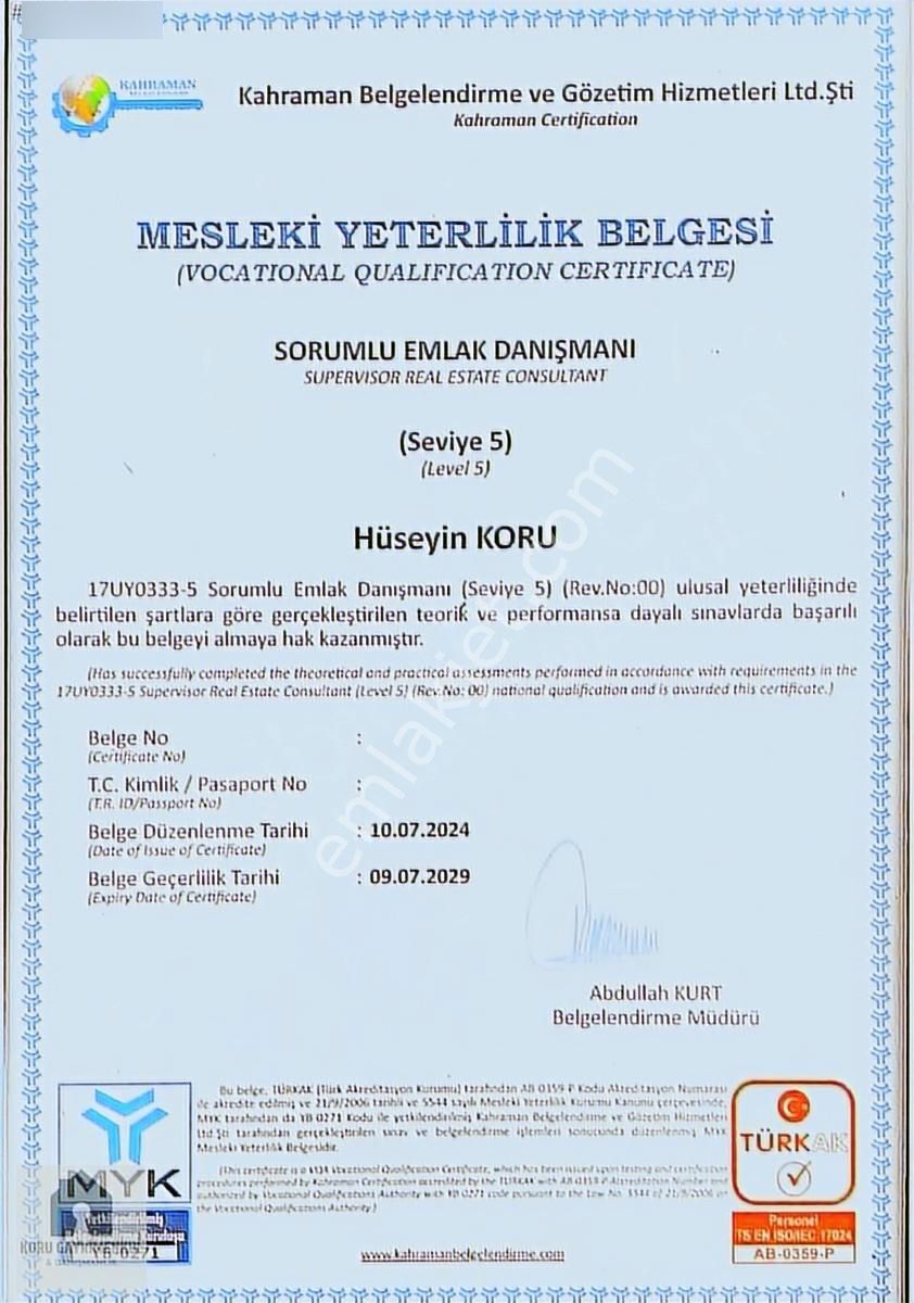 Koru Emlak'tan:2+1=90m2 Yeni Lüx Fırsat Son Kat Daire Satılıktır - Görsel 32