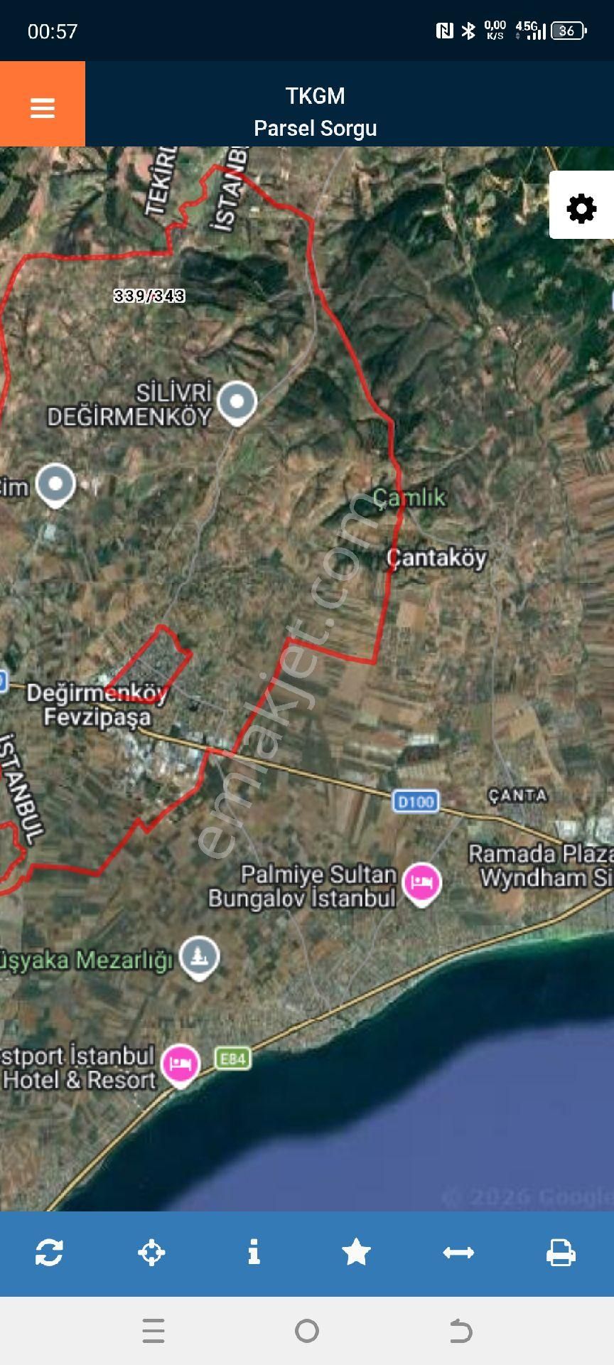 My Ekipdenistanbul Silivri Değirmenköyde Satılık Değerli Yatırımlık Arazi - Görsel 8