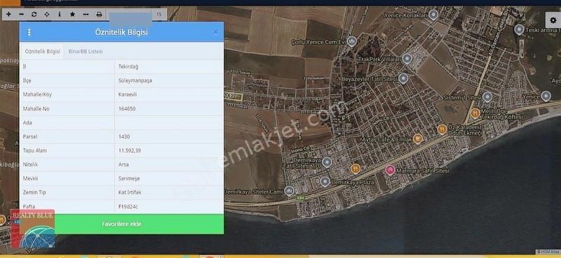 Tekirdağ Karaevli'de Kat İrtifaklı 150m2 Tripleks Villa Arsası - Görsel 7