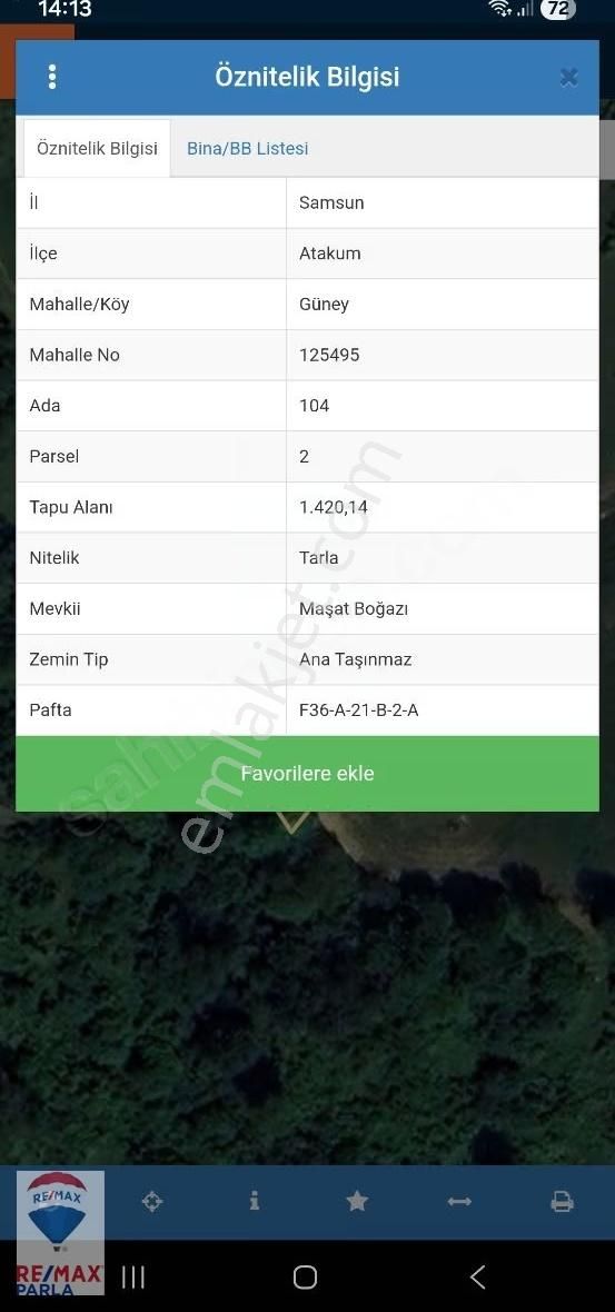 Atakum Sınırları İçerisinde Satılık Fırsat Tarla - Görsel 2
