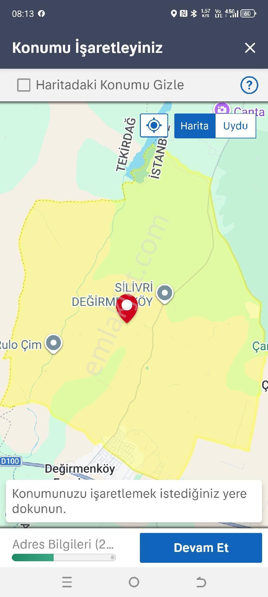 My Ekipdenistanbul Silivride Satılık Yola Cephe Arazş