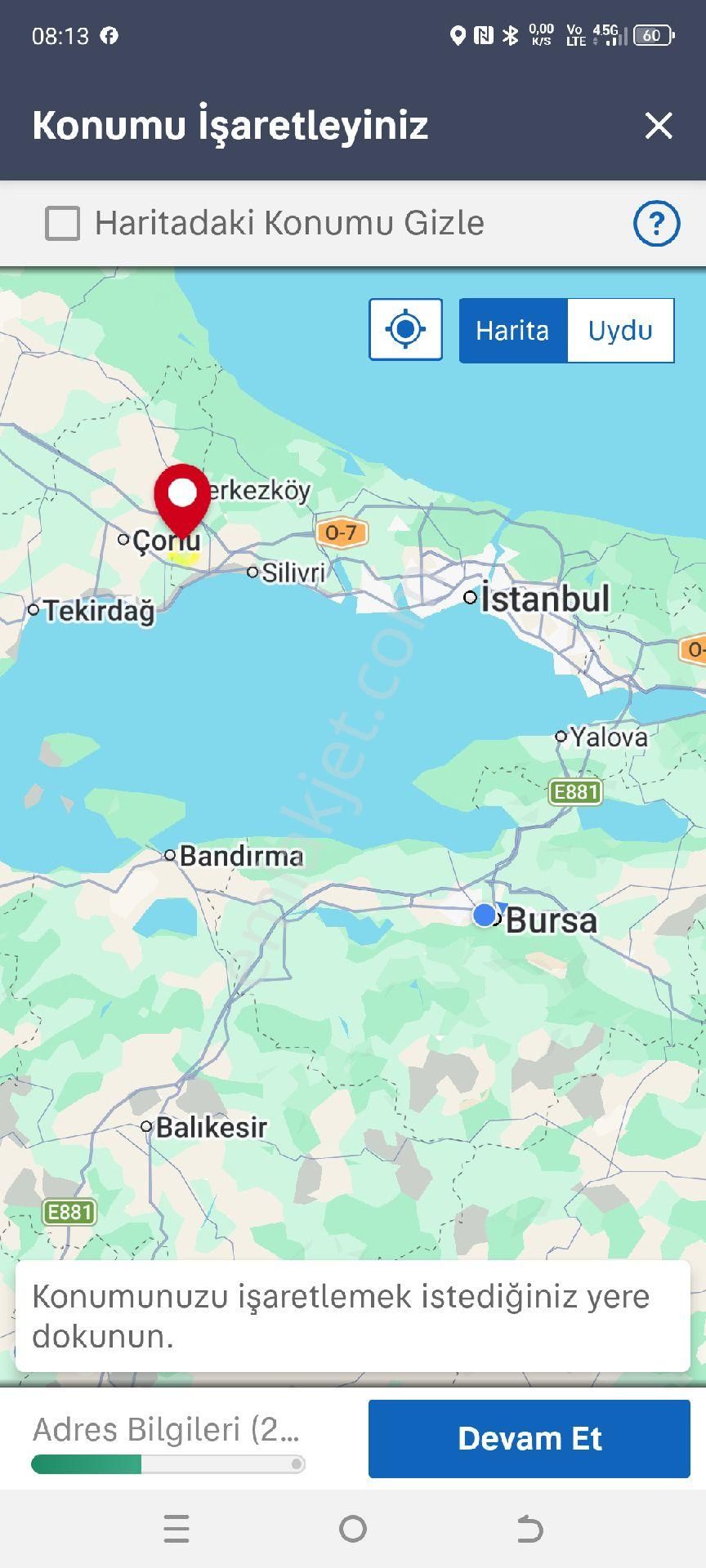 My Ekipdenistanbul Silivride Satılık Yola Cephe Arazş - Görsel 3