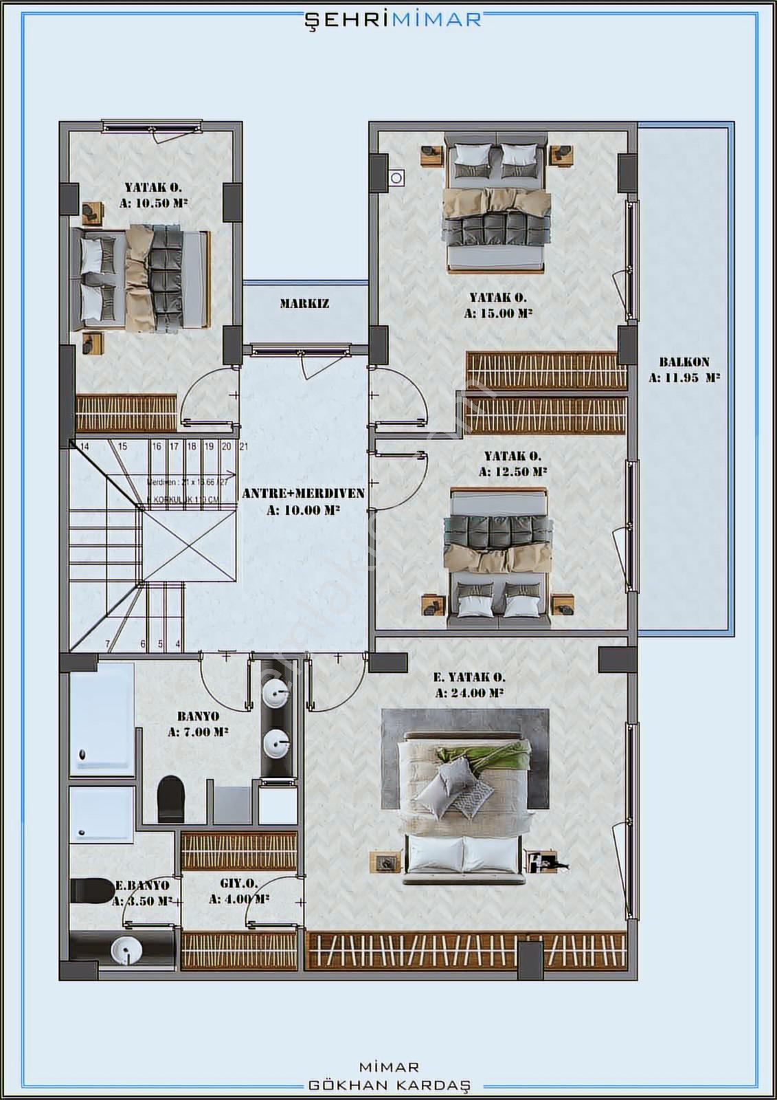 2026 Temmuz Anahtar Teslim Mükemmel 4+1 210 M2 Köşe İkiz Villa.. - Görsel 6