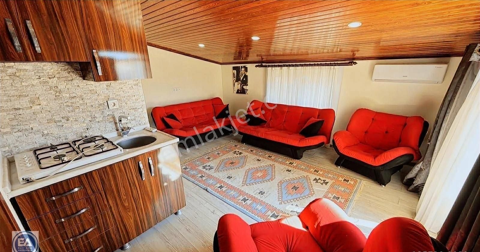 Kuşadası Davutlarda Denize 300 Metre 4+1 Eşyalı Bahçeli Yazlık - Görsel 25