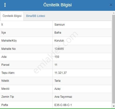 Deka Gayrimenkul'den Bafra Koruluk Mh. De 11321 M2 Satılık Tarla - Görsel 3