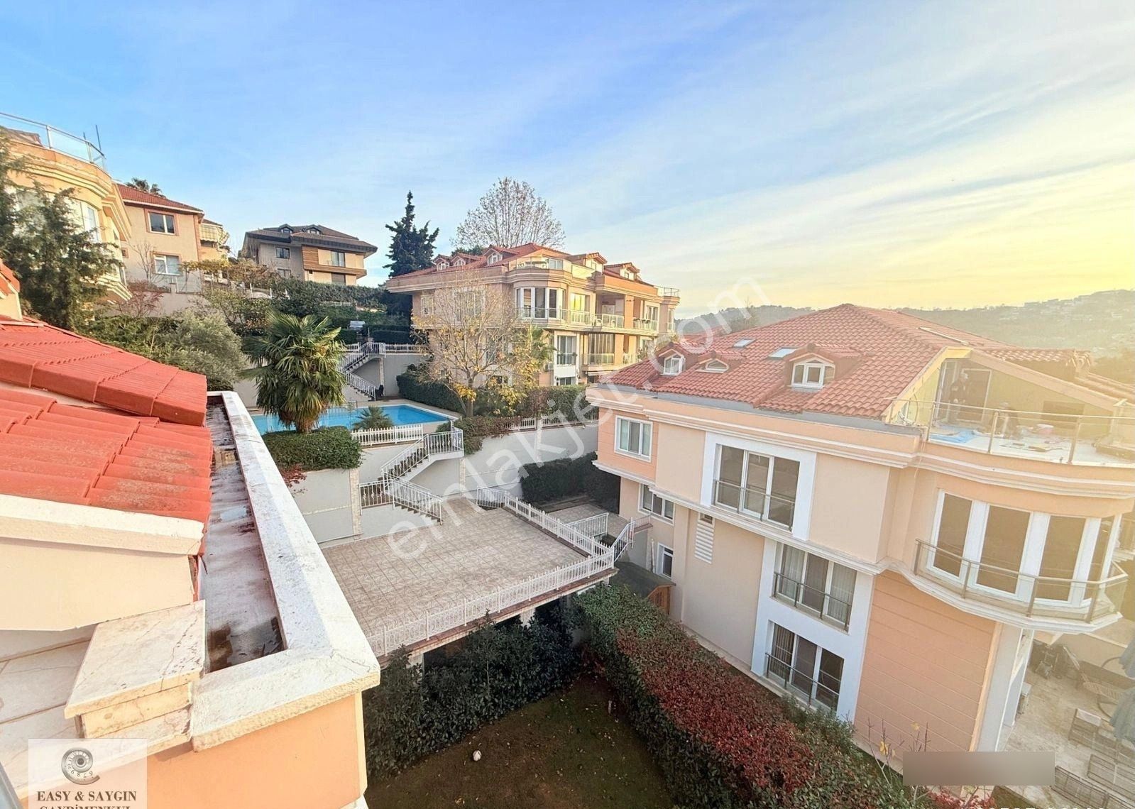 Sarıyerde Tünele 3 Dk Villa Tadında Çatı Dublex Sitede Havuzlu Ufku Açık Büyük Daire Teraslı Boş - Görsel 3