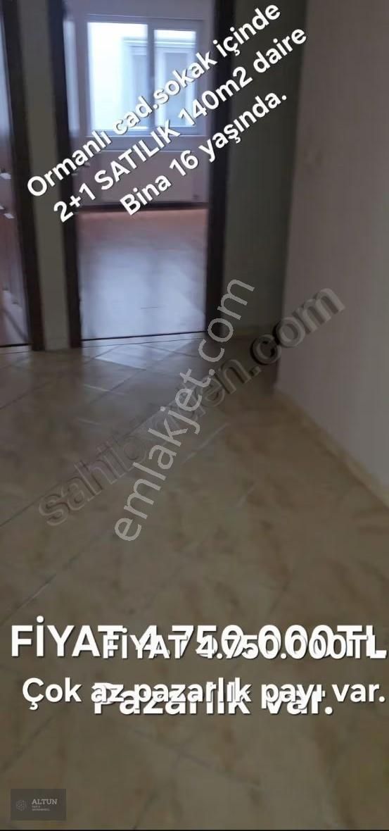 Ormanlı Cad.sk.içinde Satılık 1.kat 140m2 16 Yıllık Binada Daire
