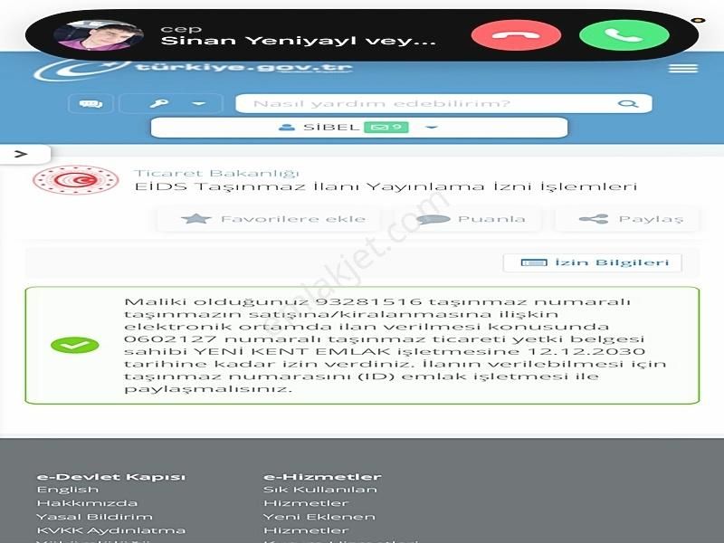 Yenikent Emlak İskanlı/katılım Evine Uygun Çok Geniş Öncephe 3+1 - Görsel 3