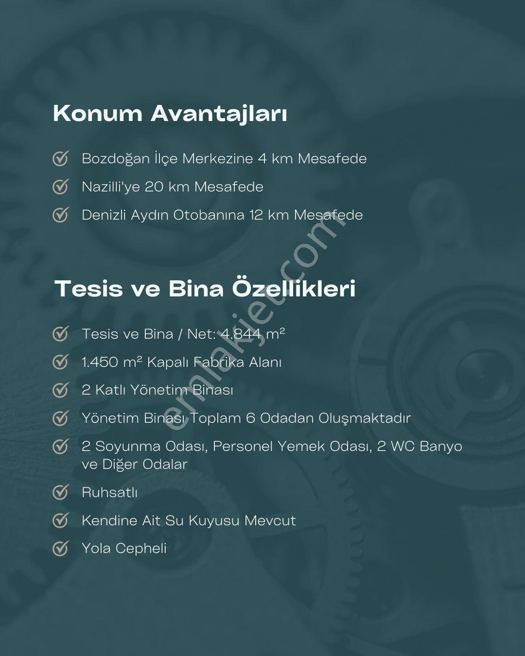 Bozdoğan'da 4850 M² Arsa İçinde Satılık Tesis/bina - Görsel 31