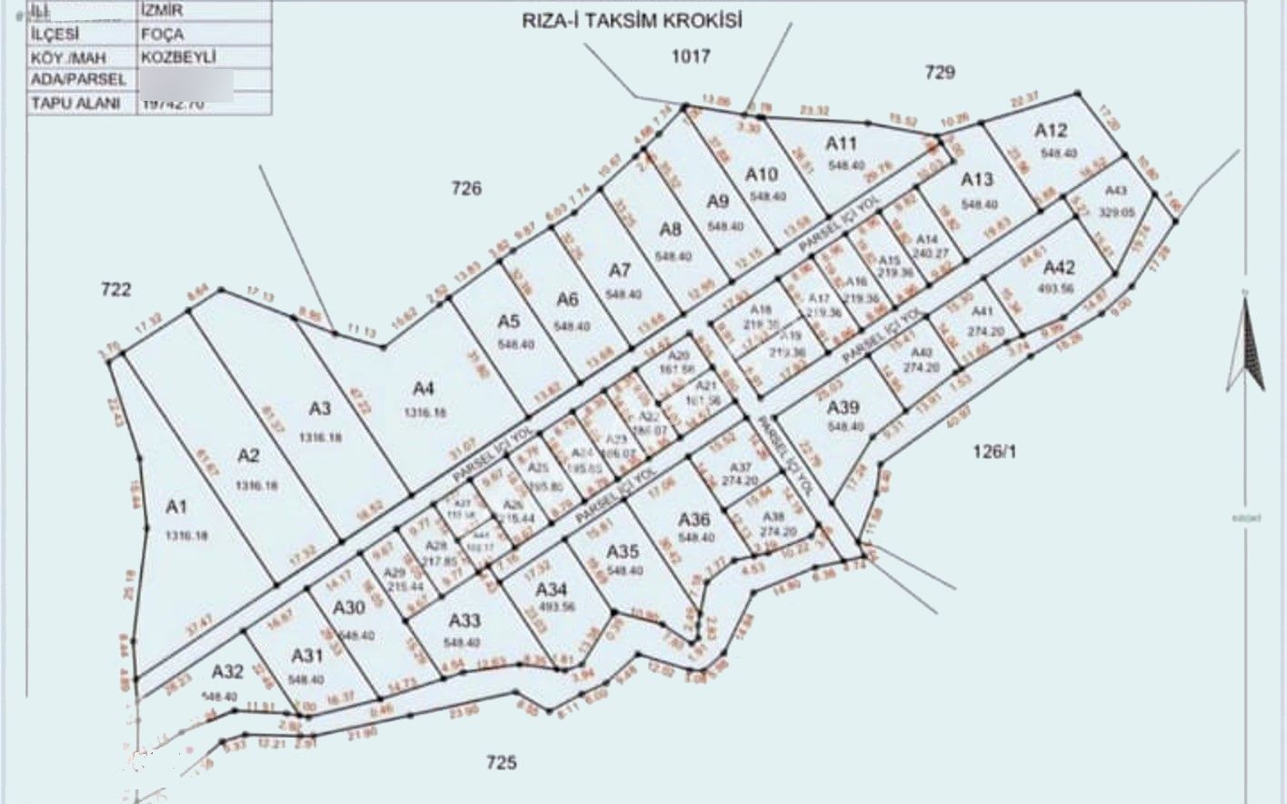 İzmir Foça Kozbeylide Satılık Tarla - Görsel 4