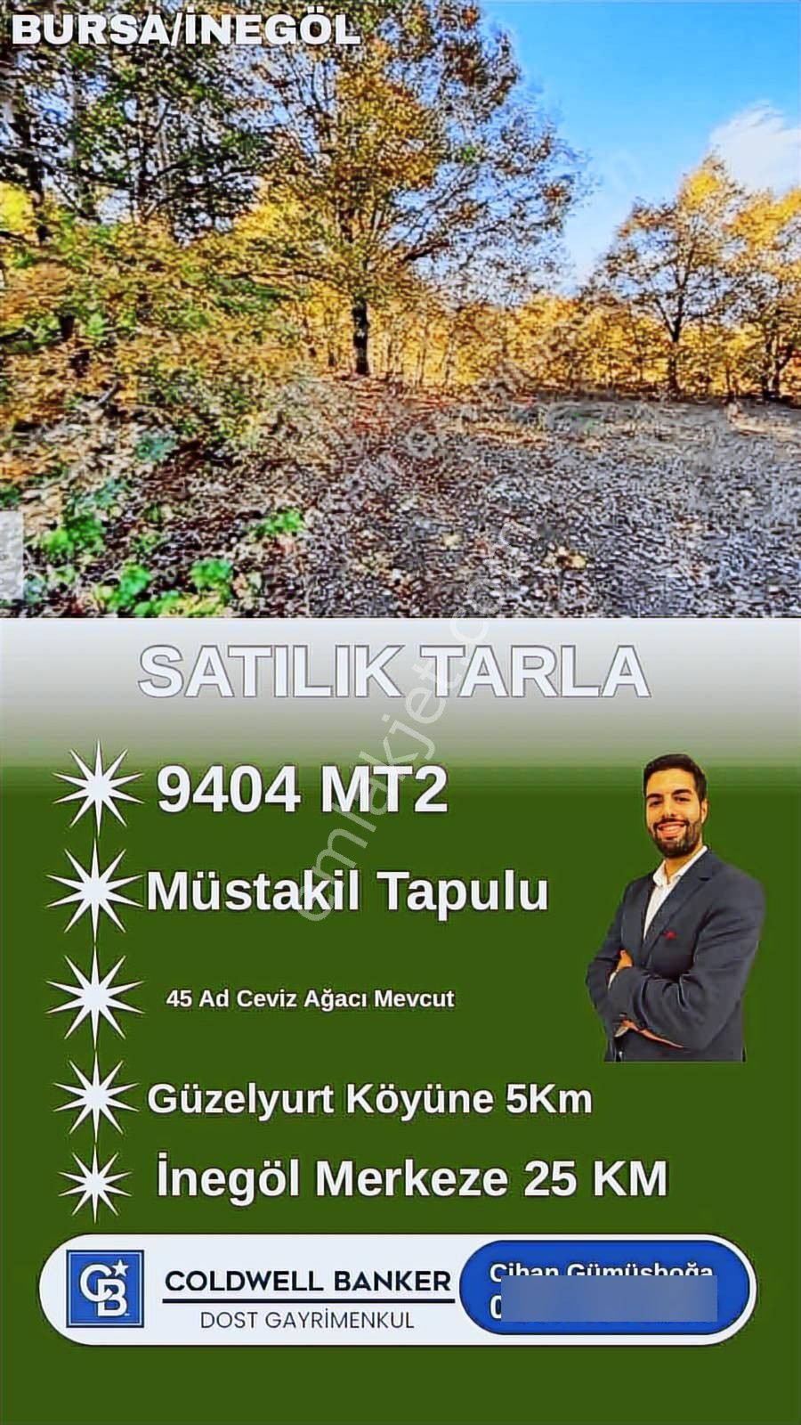 Bursa İnegöl 9 Dönüm Satılık Kelepir Tarla - Görsel 10