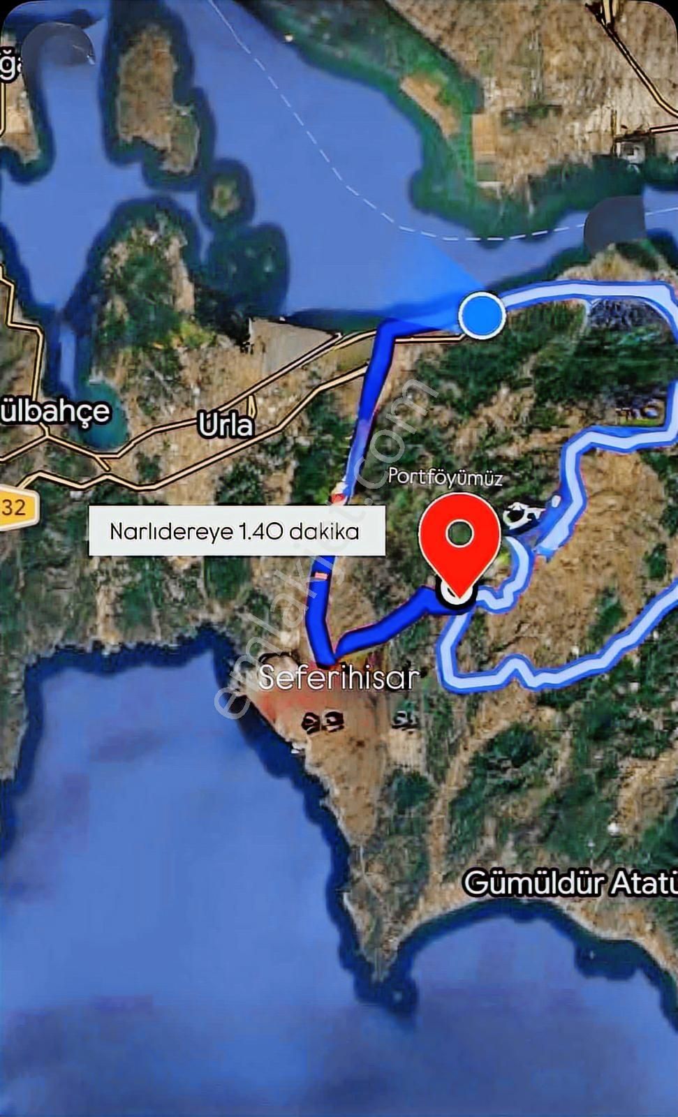 Seferihisar Beylerde Müstakil Tapulu 5802 M² Zeytinlik - Görsel 2