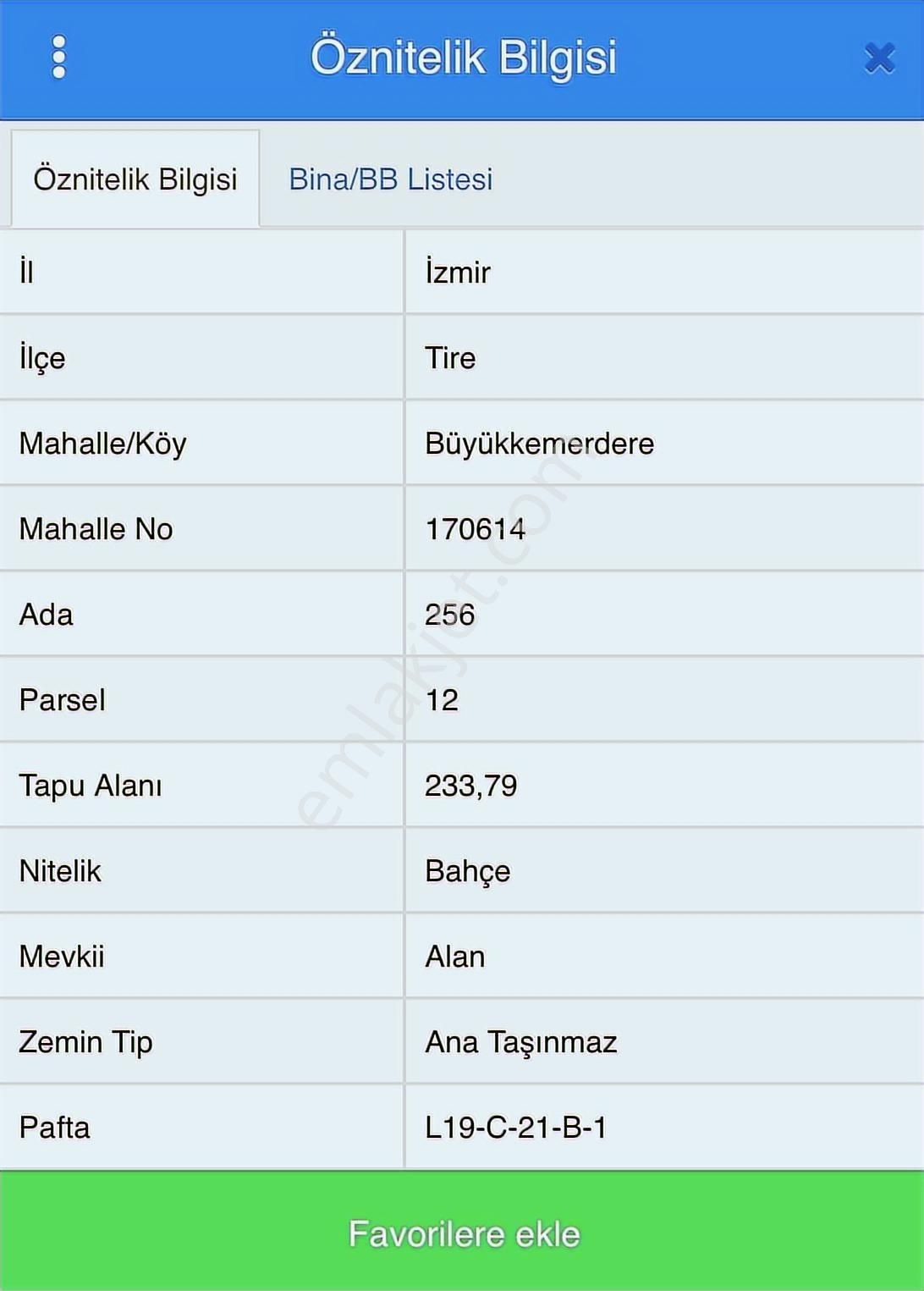 İzmir Tire Büyükkemerdere Satılık Asfalt Yola Cepheli Bahçe - Görsel 2