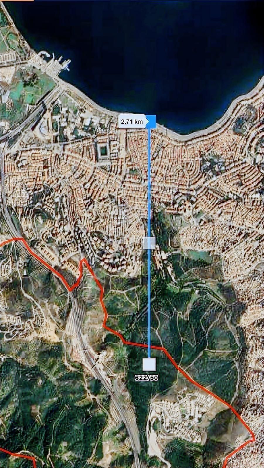 Balçova Çetin Emeç'te Deniz Manzaralı İmar Sınırında Arsa - Görsel 5