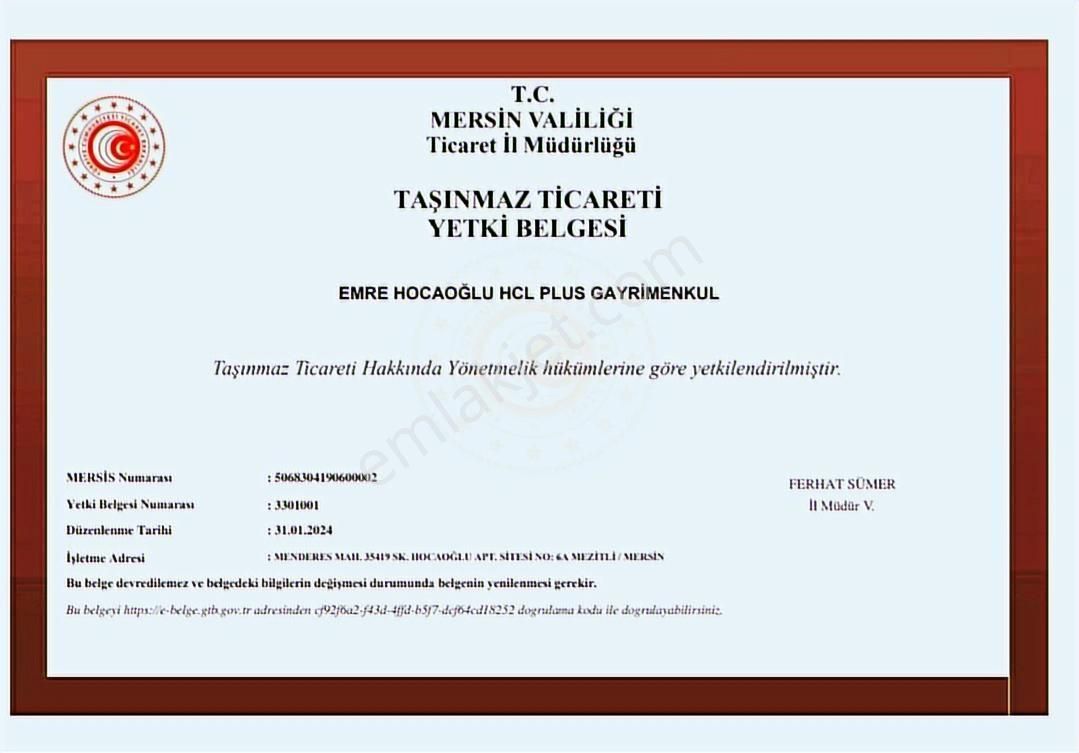 Hcl'den 1,5+1 Kuyuluk Merkezi/mezitli 55m² Neti Satılık Daire - Görsel 14