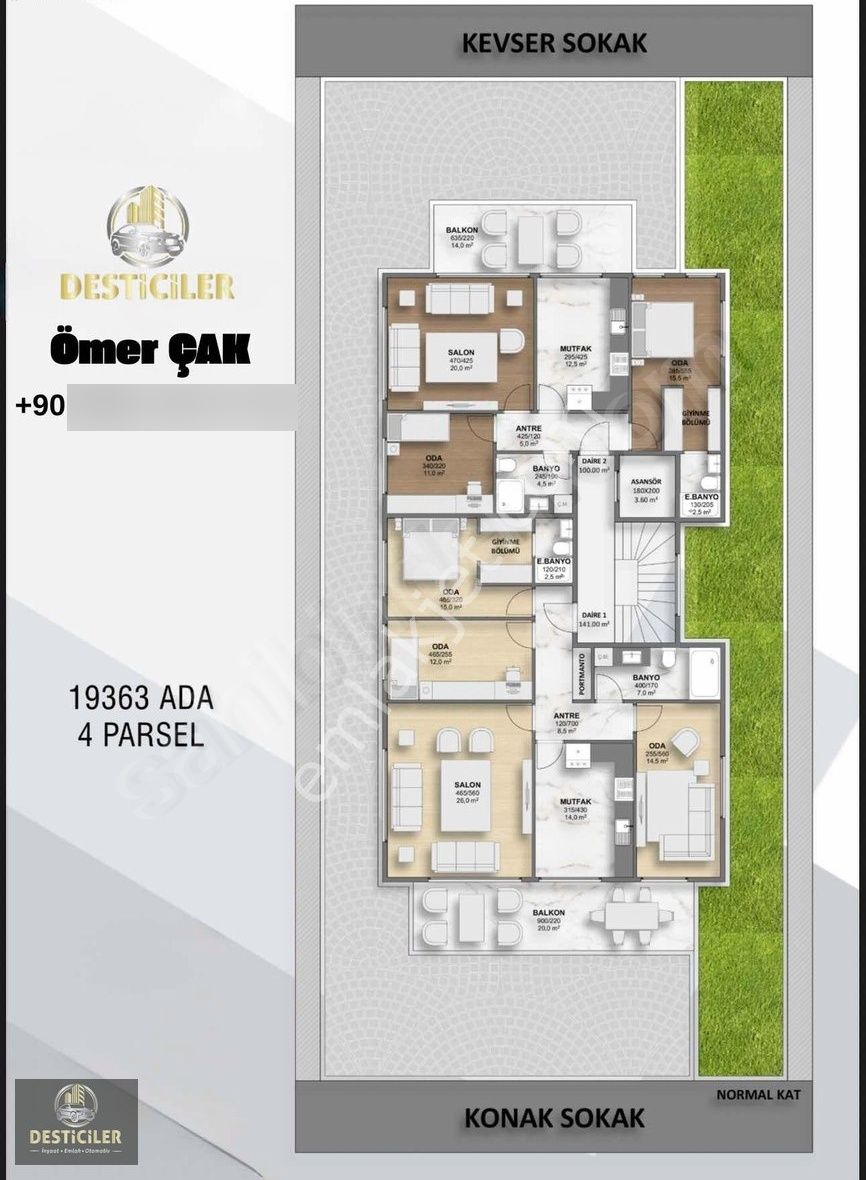 Ck-desticiler | Batıkent Mah. Özel Garajlı 2+1 Ultra Lüx Daire - Görsel 4