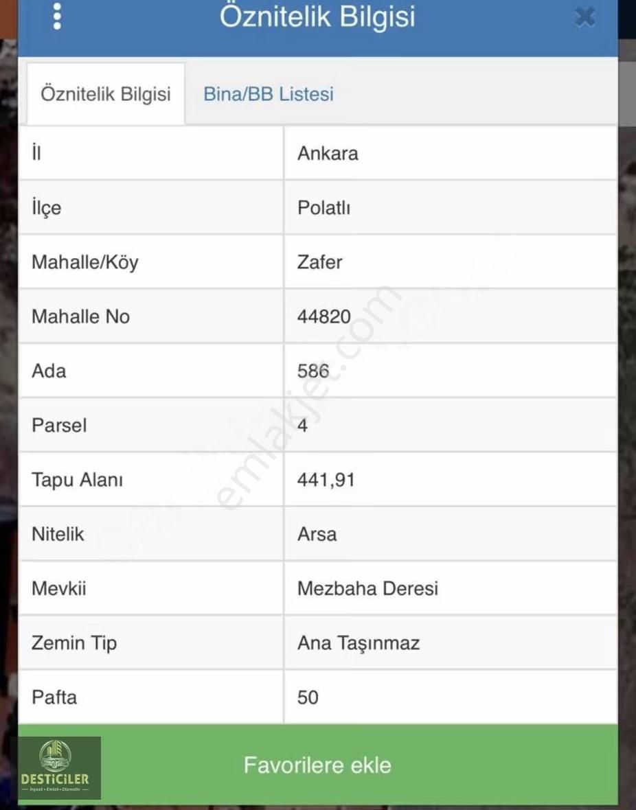 Ad-ankara | Polatlı Zafer Mah 441 M2 3 Kat İmarlı Fırsat Arsa - Görsel 2