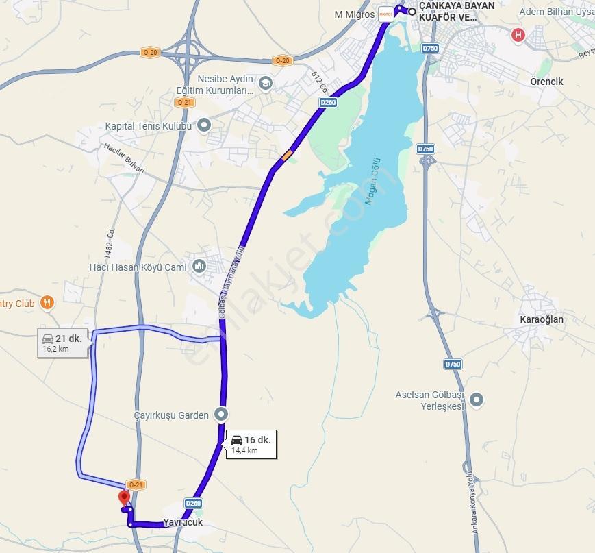 Gölbaşı Yavrucuk Da 977m2 Hisse Tapulu Bahçe Karadeniz Emlaktan - Görsel 27